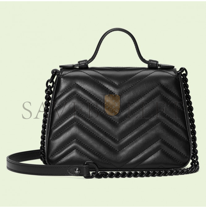 G*u*i gg marmont mini top handle bag 702563 dtdfv 1000 (21*15.5*8cm)